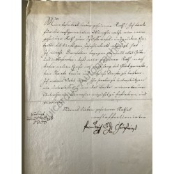 Mainz, 3. Dezember 1800 - Brief mit eigenhändiger Unterschrift