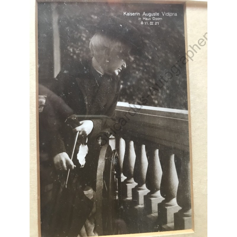 1880 - Portraitphotographie mit Widmung und eigenhändiger Unterschrift