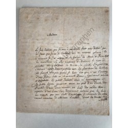 Aschaffenburg, 25.04.1810 - Brief mit eigenhändiger Unterschrift