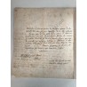 Aschaffenburg, 25.04.1810 - Brief mit eigenhändiger Unterschrift