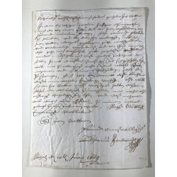 Mainz, 10. Juni 1668 - Brief eigenhändiger Unterschrift