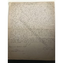München | 04.09.1889, Brief mit eigenhändiger Unterschrift