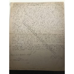 München | 04.09.1889, Brief mit eigenhändiger Unterschrift