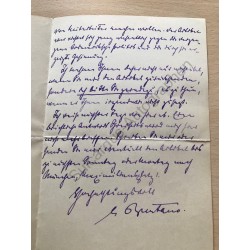 Cortina d'Ampezzo | 26.09.1892, Eigenhändiger Brief mit Unterschrift