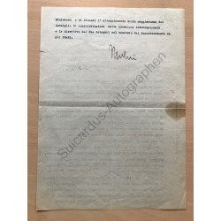Rom | 03.11.1923, Brief mit eigenhändiger Unterschrift