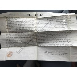 Breve Rom S. Petrum, 4. August 1871, Gebetserlaubnis an Gisbert von Romberg