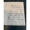Paris, ca. 1878 - Eigenhändiger Brief mit Unterschrift