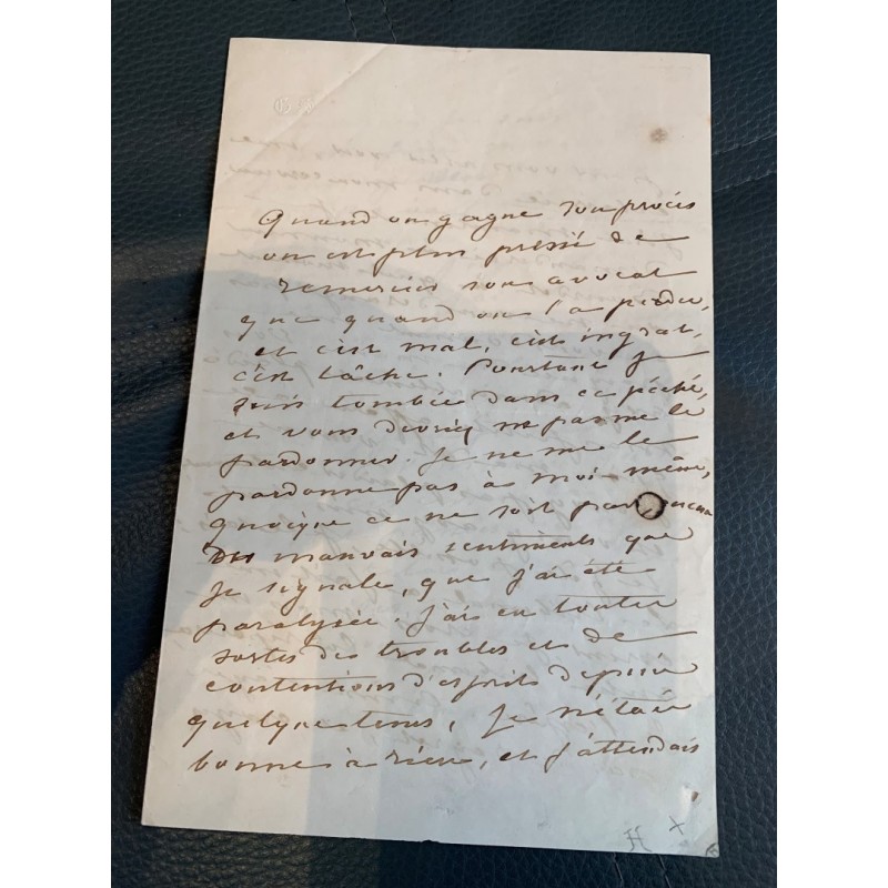 Paris, 25. Februar 1843 oder 1844 - Eigenhändiger Brief in einer Rechtssache