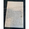 Paris, 25. Februar 1843 oder 1844 - Eigenhändiger Brief in einer Rechtssache