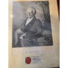 1832 - Kupferstich mit eigenhändiger Unterschrift