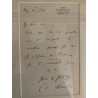 Beckenham, 22. Mai 1877 - Eigenhändiger Brief mit Unterschrift