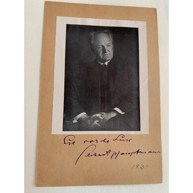 Agnetendorf, 17.11.1903, Eigenhändiger Brief mit Unterschrift