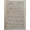 Levallois-Perret, 18.12.1881, Brief mit eigenhändiger Unterschrift