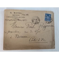 Levallois-Perret, 18.12.1881, Brief mit eigenhändiger Unterschrift