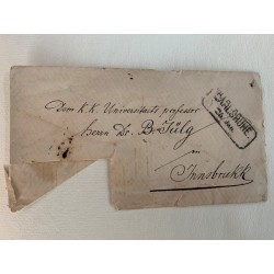 Karlsruhe, 25.01.1866, eigenhändiger Brief mit Unterschrift