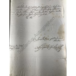 Mainz, 20. August 1700 - Brief mit eigenhändiger Unterschrift