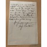 Wien | 30.10.1888, Eigenhändiges Schreiben mit Unterschrift