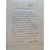 München, 12.11.1966 - Eigenhändiges Geburtstagsgedicht mit signiertem Künstlerfoto