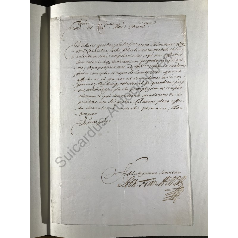 Mainz, ohne Datum - Brief mit eigenhändiger Unterschrift