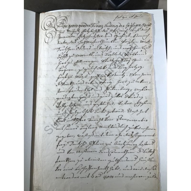 Breslau 1731 - Brief mit eigenhändiger Unterschrift