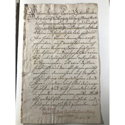 Mainz, 17. Januar 1753 - Brief mit eigenhändiger Unterschrift