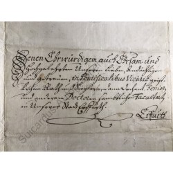 Mainz, 11. Februar 1764 - Brief mit eigenhändiger Unterschrift