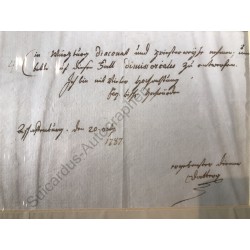 Aschaffenburg, 20.10.1787 - Eigenhändiges Schreiben