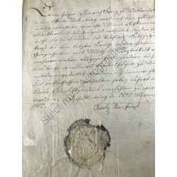 Aschaffenburg, 28.11.1802 - Dienstzeugnis für einen Jäger