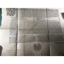 Wien, 18. November 1648 - Gedrucktes Mandat mit eigenhändiger Unterschrift