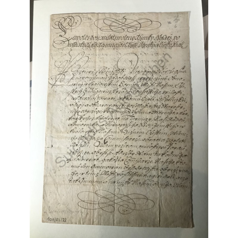 Wien, 3. September 1672 - Brief mit eigenhändiger Unterschrift